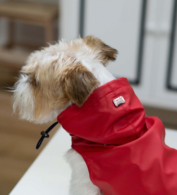 Impermeable para perros Babord Rojo