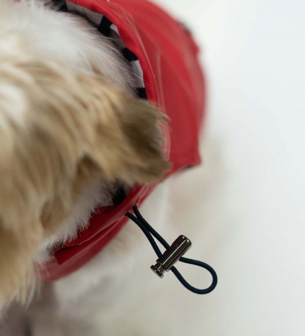 Impermeable para perros Babord Rojo