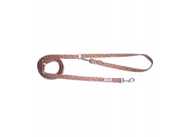 Leash Multiposition Strap with Pink Floral Pattern
