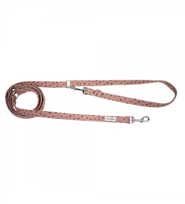 Leash Multiposition Strap with Pink Floral Pattern