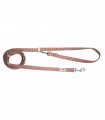 Leash Multiposition Strap with Pink Floral Pattern