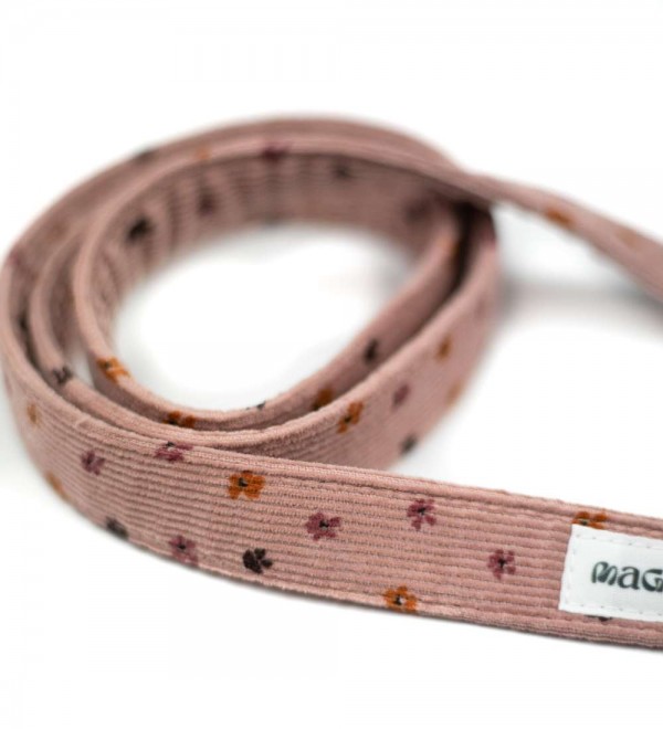 Leash Pana Flores Rosas