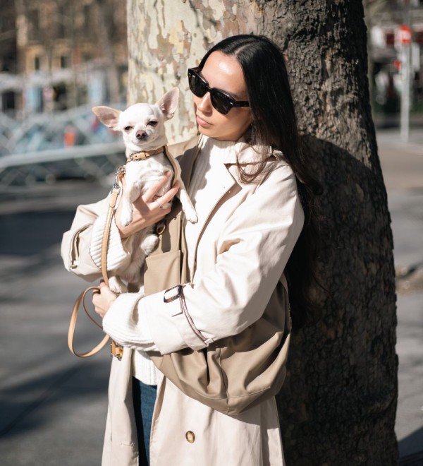 Bandolera Trench Beige