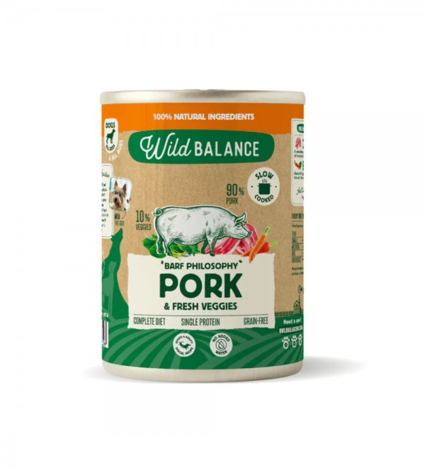 Lata para perros Filosofía BARF - Cerdo