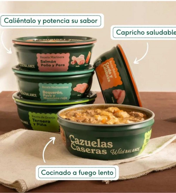 Cazuela Casera de Boquerón, Pavo y Manzana para perros 280g