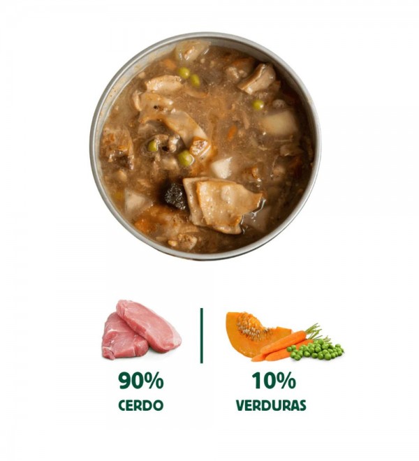 Cazuela Casera de Cerdo y Calabaza para perros 280g