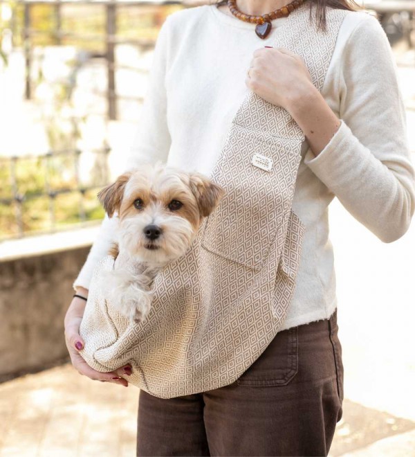 Bandolera para perros Mahdi Crema