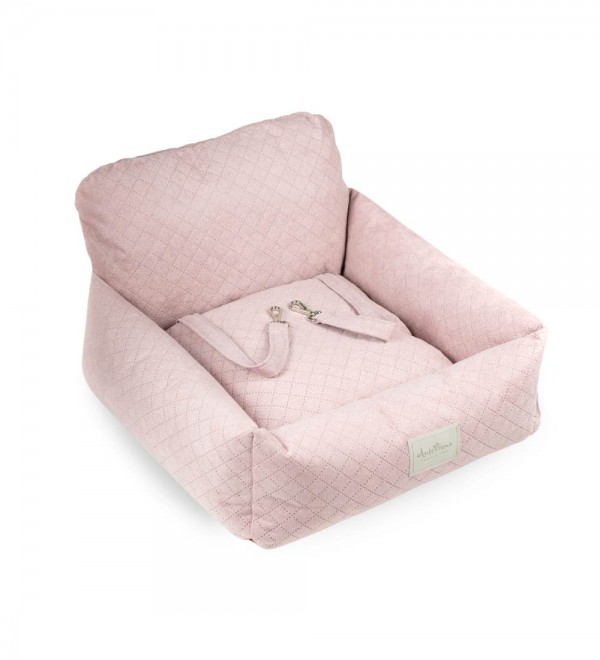 Bed for Car Mary Pink Stitching
