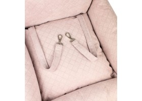 Bed for Car Mary Pink Stitching