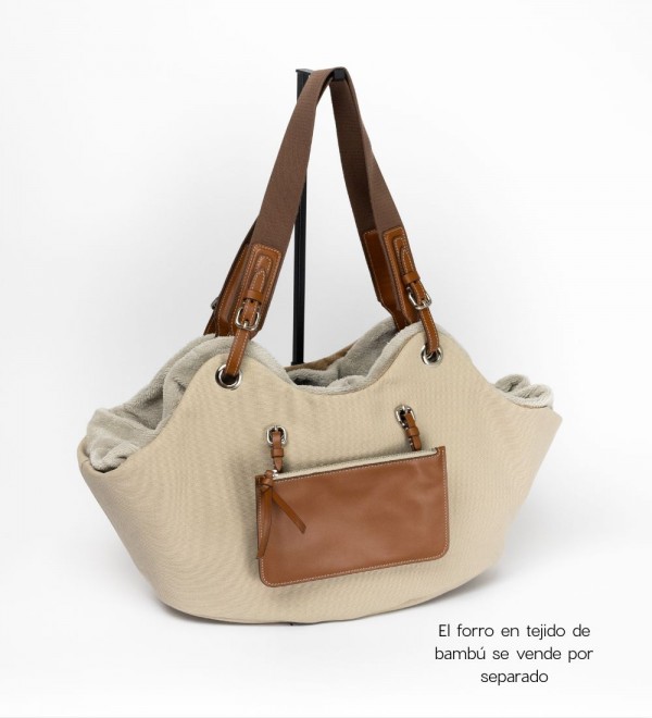Bolso Tulip Asa Tabaco