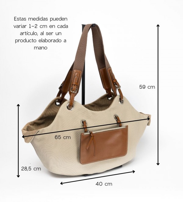Bolso Tulip Asa Tabaco