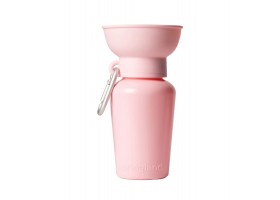 Botella Bebedero Flip Rosa Bebé