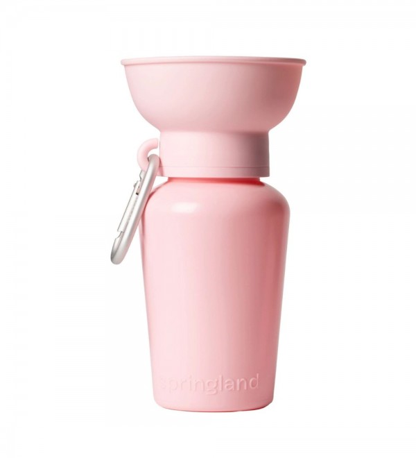 Botella Bebedero Flip Rosa Bebé
