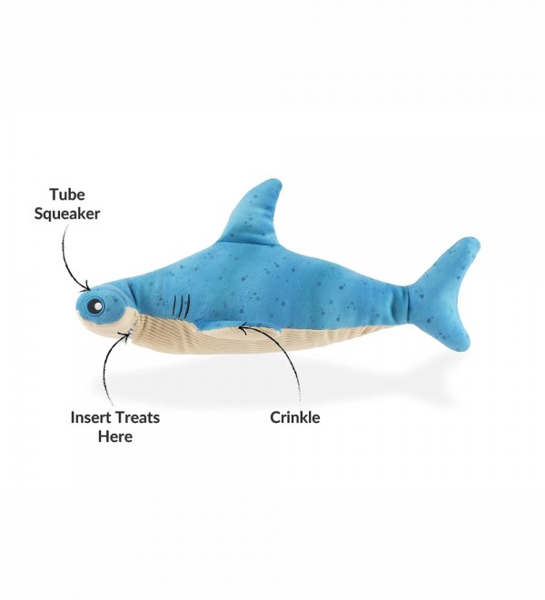 Peluche para perro Bonk el Tiburón Martillo