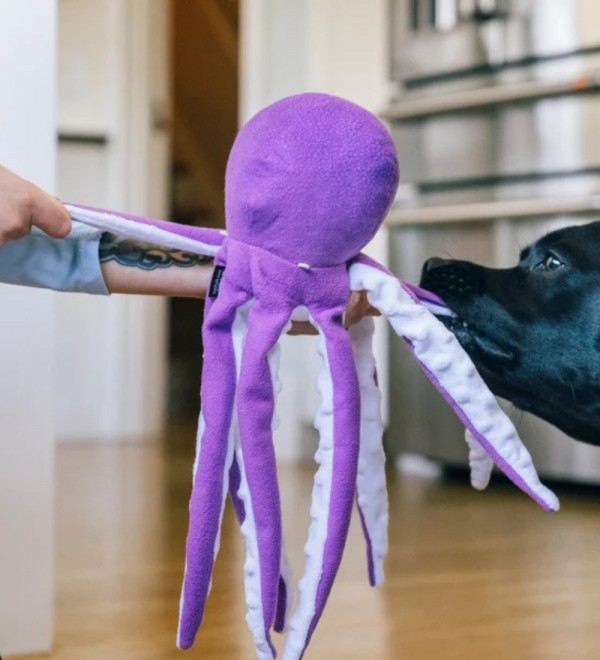 Peluche para perro Opal el Pulpo