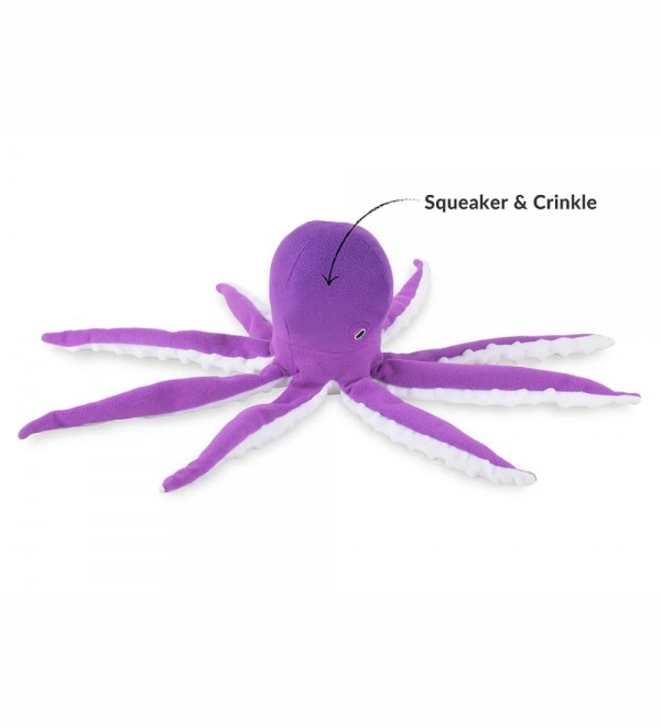 Peluche para perro Opal el Pulpo