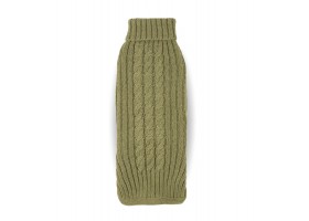 Jersey para perro Trenzado Verde Oliva