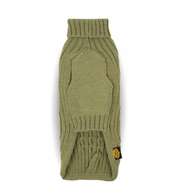 Jersey para perro Trenzado Verde Oliva
