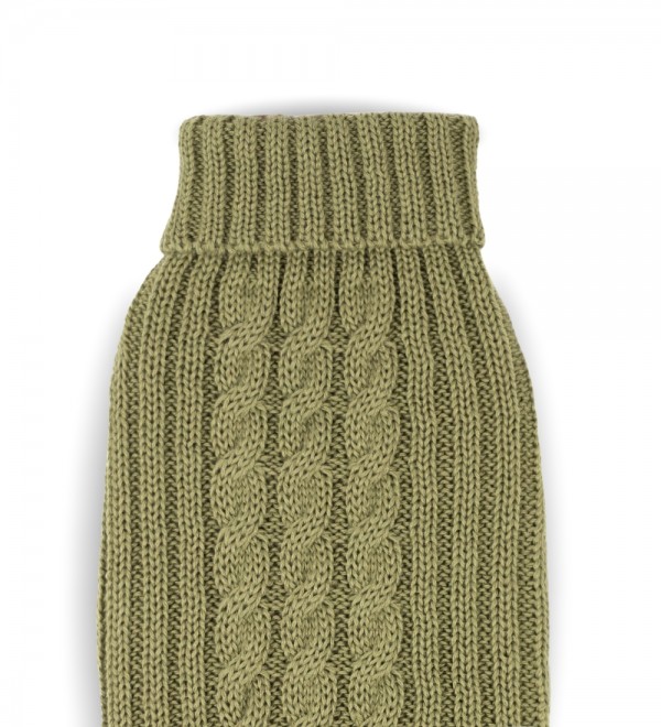 Jersey para perro Trenzado Verde Oliva