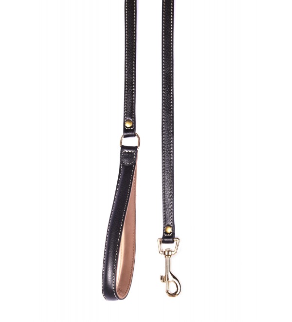 Leash de Cuero Praga Negra