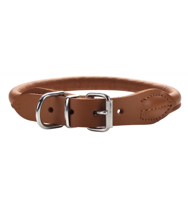Collar Round & Soft Luxus Elk Cognac
