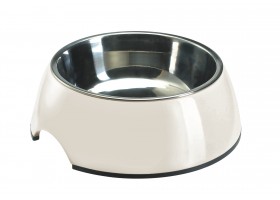 Feeder and Waterer for Dog - White Melamine