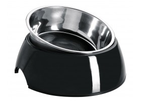 Feeder and Waterer for dogs - Black Melamine