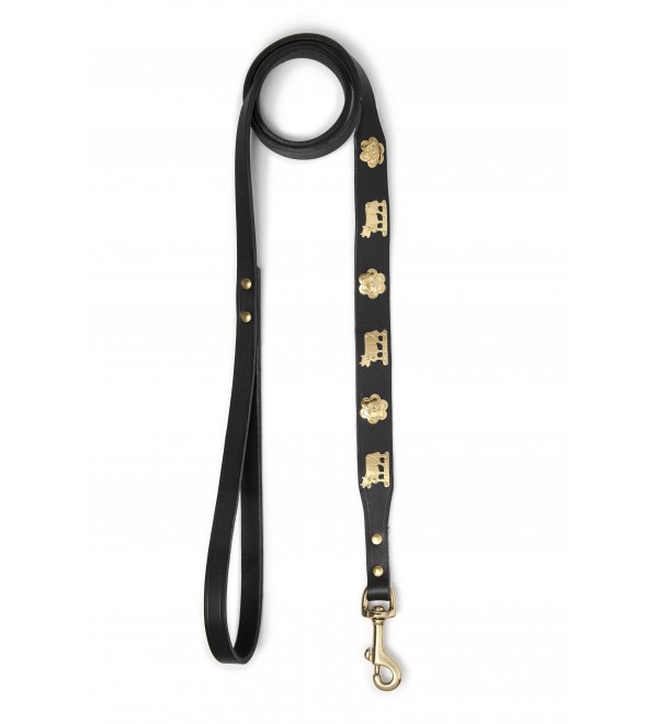 Leash de Cuero Suiza Negra