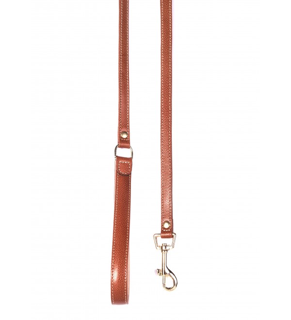 Leash de Cuero Praga Camel
