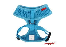 Small Soft Blue Dog Harness