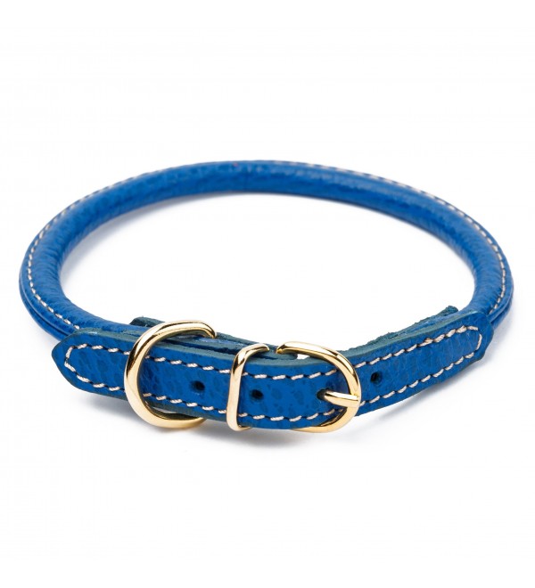 Collar Leather Dog - La Cinopelca Blue