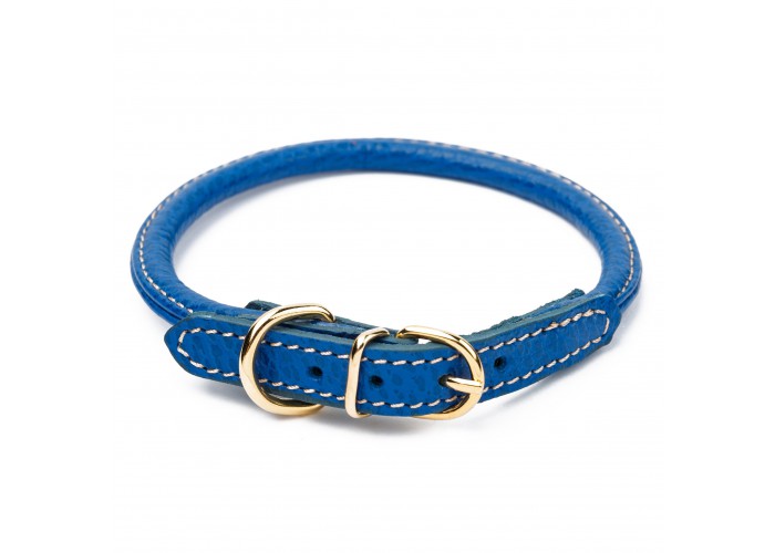 Collar Leather Dog - La Cinopelca Blue