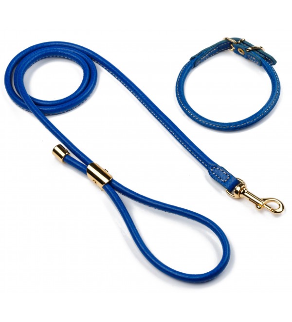 Collar Cuero Perro - La Cinopelca Azul